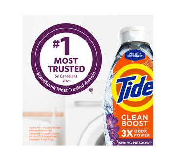 Image 5 of product Tide - Deep Cleansing Fabric Rinse with 3X Odor Power, Spring Meadow, 754 ml