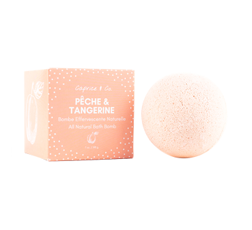 Bath Bomb, Peach & Tangerine, 198 g