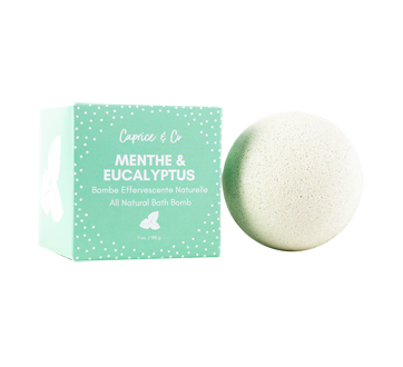 Bath Bomb, Mint & Eucalyptus, 198 g