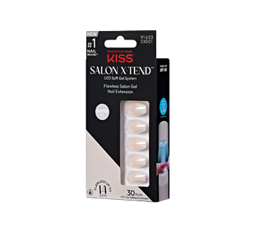 Image 7 of product Kiss - Salon X-Tend LED Soft Gel System Nails, SXD01 - Medium - Coffin, 30 units