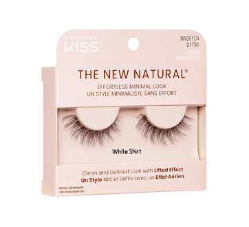 Image 2 of product Kiss - The New Natural Strip Lashes, White Shirt, 1 unit