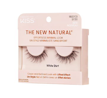 Image 4 of product Kiss - The New Natural Strip Lashes, White Shirt, 1 unit