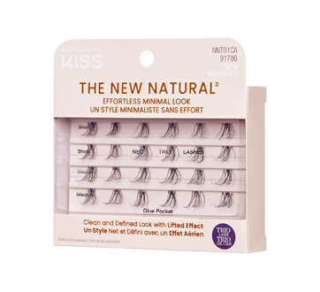 Image 4 of product Kiss - The New Natural Lash Extensions Multipack, Neo Trio, 24 units