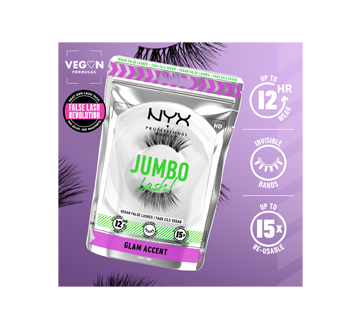 Image 2 of product NYX Professional Makeup - Jumbo Lash! Vegan False Lashes, 1 unit, Glam Accent