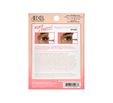 Image 2 of product Ardell - Naked Press On Natural Pre-Glued Underlash Extensions, Black, 30 units