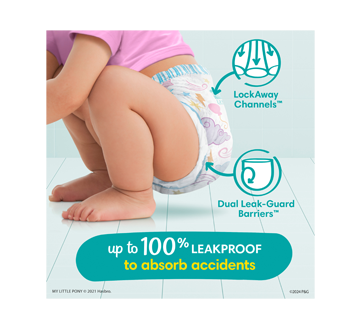 Image 3 of product Pampers - Easy Ups Training Underwear for Girls, 5T/6T, 46 units