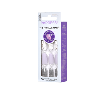 Image 4 of product Kiss - ImPress Press-On Fake Nails, Climb Up - Medium, 30 units