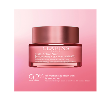 Image 7 of product Clarins - Multi-Active Night Face Cream for All Skin Types, 50 ml