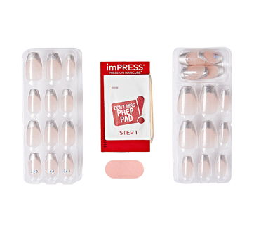 Image 5 of product Kiss - ImPress Premium Press-On Nails, Memory Lane - Medium - Coffin, 30 units