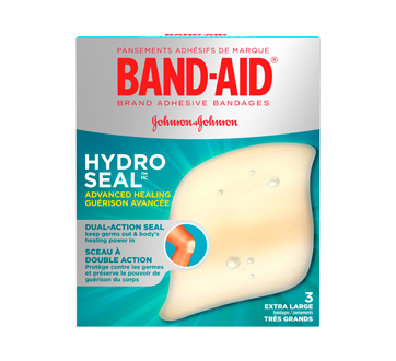 Hydro Seal Advanced Healing Bandages, 3 units, Extra Large – Band