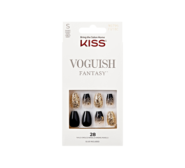 Voguish Fantasy Press-On Nails, Hush Rush - Short - Almond Shaped, 28 units