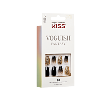 Image 2 of product Kiss - Voguish Fantasy Press-On Nails, Hush Rush - Short - Almond Shaped, 28 units