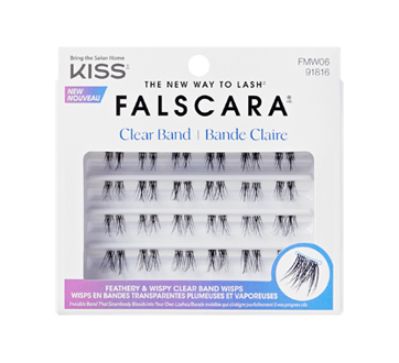 Falscara Clear Band Lash Extensions Multipack, 24 units