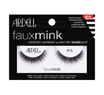 Faux Mink Lashes 815, Black, 4 units