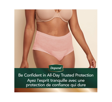 Image 5 of product Depend - Silhouette Women Incontinence Underwear, Pink - Small, 16 units