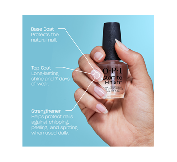 Image 4 of product OPI - Start-To-Finish 3 in 1 Treatment, 15 ml