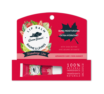 Image 3 of product The Green Beaver Company - Ultra Moisturizing Lip Balm, Strawberry & Lime, 10 ml