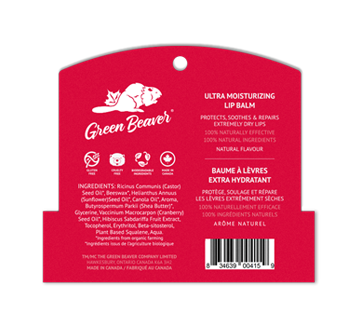 Image 4 of product The Green Beaver Company - Ultra Moisturizing Lip Balm, Strawberry & Lime, 10 ml