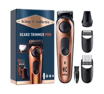 Image 2 of product Gillette - Pro King C. Gillette Beard Trimmer with Precision Wheel and 40 Beard Length Settings, 7 units