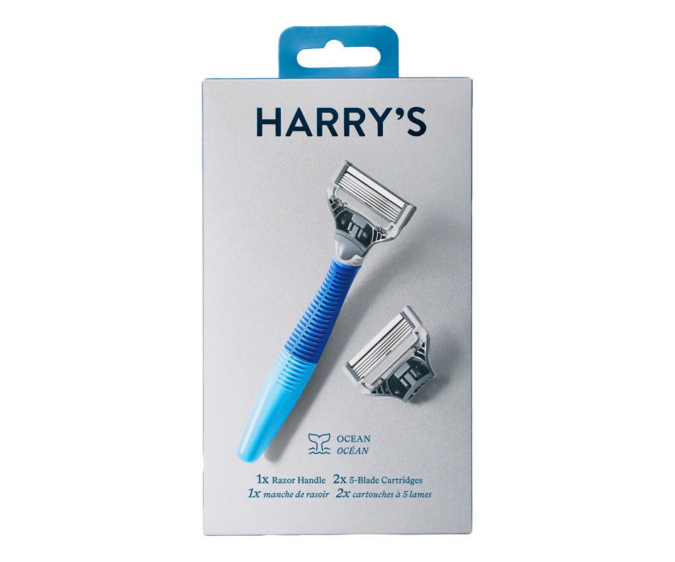 5-blade Men's Razor And Blade Refills, 1 Set – Harry's : Manual Razor 