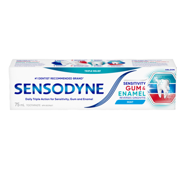 Sensitivity Gum & Enamel Toothpaste, Mint, 75 ml