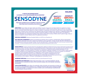 Image 2 of product Sensodyne - Sensitivity Gum & Enamel Toothpaste, Mint, 75 ml