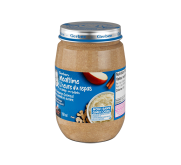 Image 3 of product Gerber - Mealtime Purée For Babies and Toddlers, Apple Cinnamon Oatmeal, 159 ml