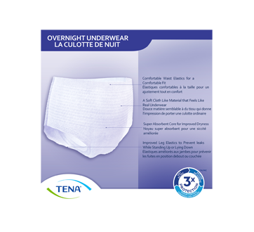 Image 3 of product Tena - Overnight Incontinence Underwear, Medium, 24 units