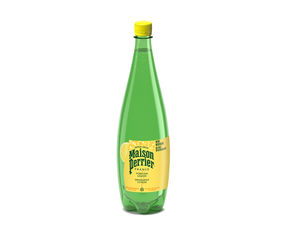 Forever Lemon Sparkling Water Beverage Lemon 1 L Maison Perrier Carbonated Water Jean Coutu