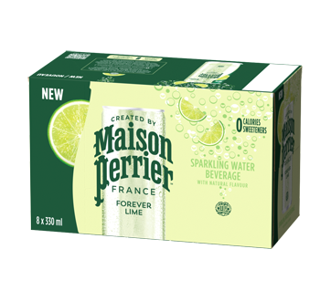 Image 3 of product Maison Perrier - Forever Lime Sparkling Water Beverage, Lime, 8 x 330 ml