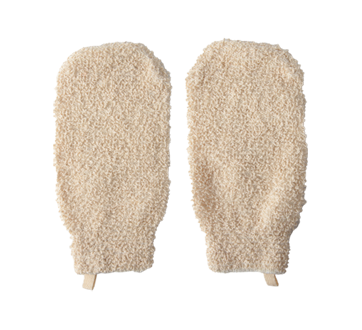 Exfoliating Mittens, Ramie, 1 unit