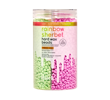 Hard Wax Beads, Rainbow Sherbet, 425 g