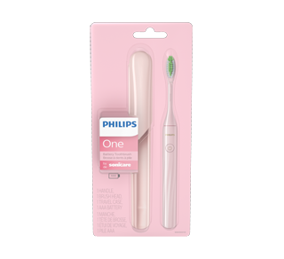One by Sonicare Battery Toothbrush, Pink, 1 unit