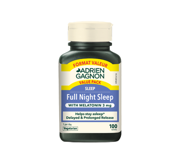 Full Night Sleep with Melatonin 3 Mg, 100 units