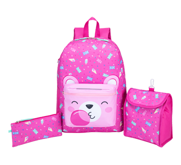 Backpack, Magenta Bear, 1 unit