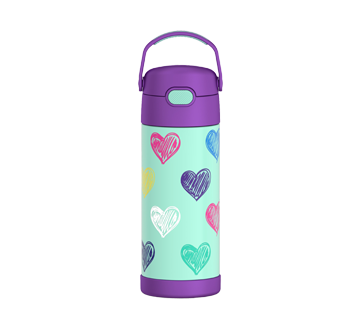 FUNtainer Water Bottle, Hearts, 1 unit