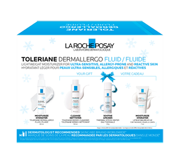 Image 2 of product La Roche-Posay - Toleriane Dermallergo Fluid Holiday Kit, 4 units