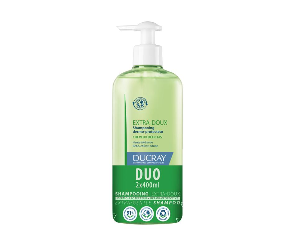 Extra-Gentle Shampoo Duo, 2 x 400 ml – Ducray : Dry | Jean Coutu