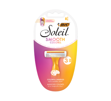 Soleil Smooth Colors Shavers, 8 units