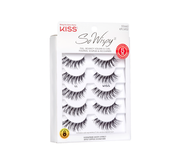 Image 2 of product Kiss - So Wispy Lashes Multipack, #11, 5 units