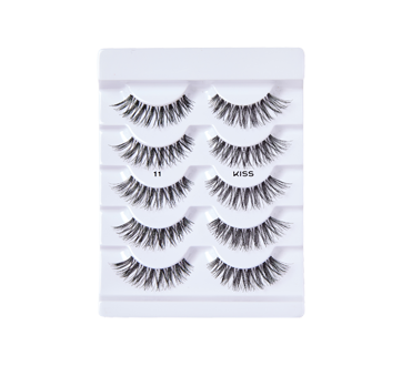 Image 4 of product Kiss - So Wispy Lashes Multipack, #11, 5 units