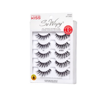 Image 6 of product Kiss - So Wispy Lashes Multipack, #11, 5 units