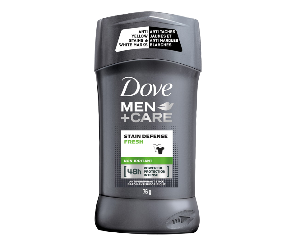 Stain Defense Fresh Antiperspirant Stick, 76 g – Dove Men + Care ...