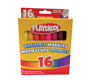 Playskool Washable Crayons - 16-Count