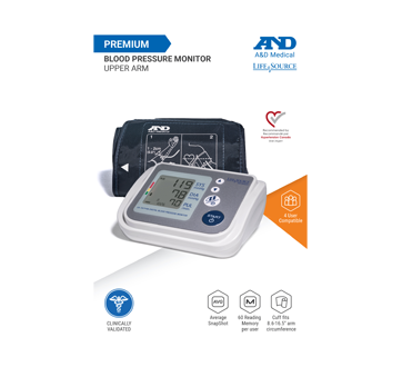 A&D Medical UA-767F Blood Pressure Monitor, 1 Each