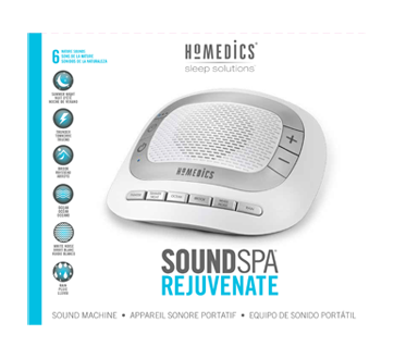 soundspa portable sound unit machine homedics