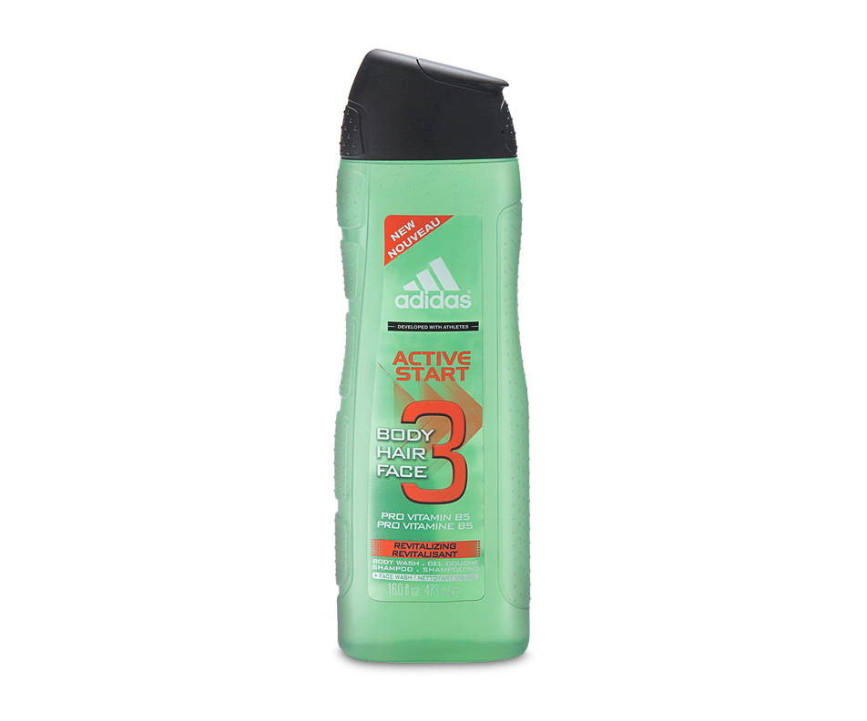 adidas hair body shower gel