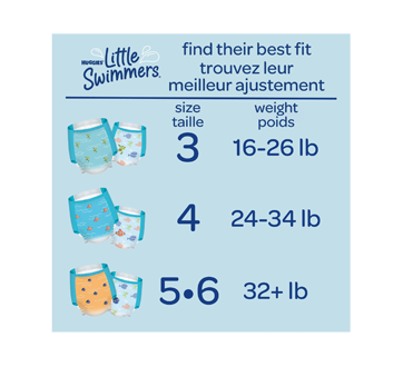 Huggies Little Swimmers Swim Diapers Small / Size 3