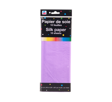 Silk Paper, 10 units, Purple