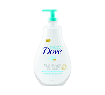 Baby dove tip to store toe wash for hair